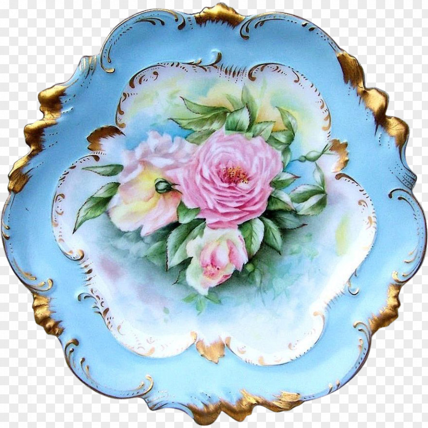 Design Porcelain Floral Flower PNG