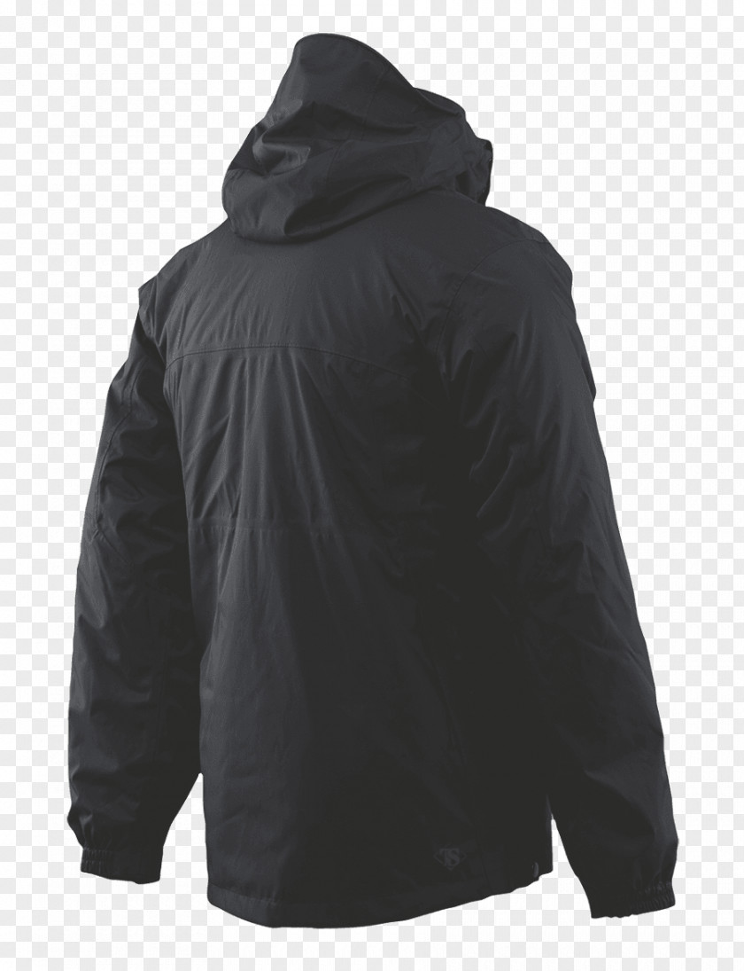 Black Jacket Hoodie Ski Suit Clothing Spyder PNG