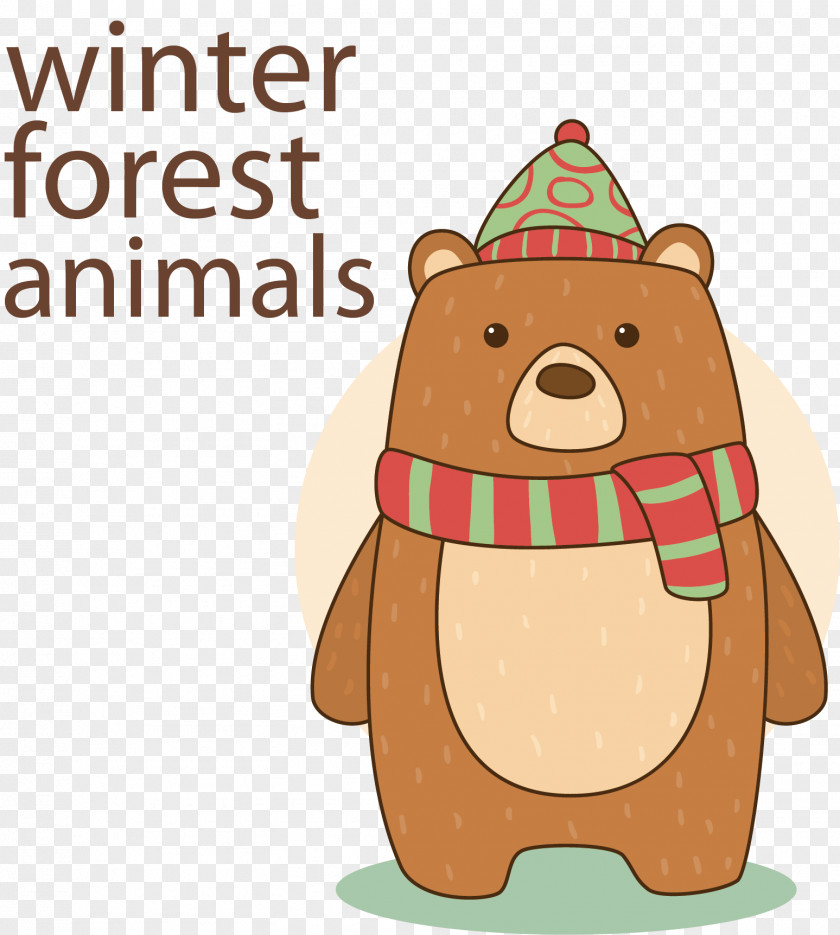 Brown Bear Vector Euclidean PNG