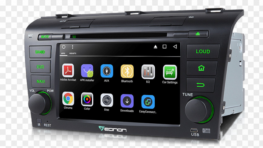 Car DVD Player Toyota Camry ISO 7736 2004 Mazda3 PNG