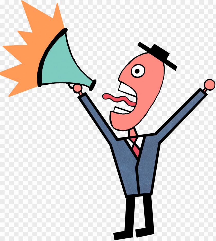 Comm Cliparts Horn Megaphone Communication Clip Art PNG