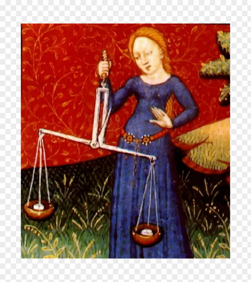 Libra Lady Justice Measuring Scales Zodiac Astrology PNG