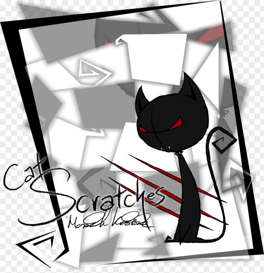 Scratches Cat Drawing Art PNG