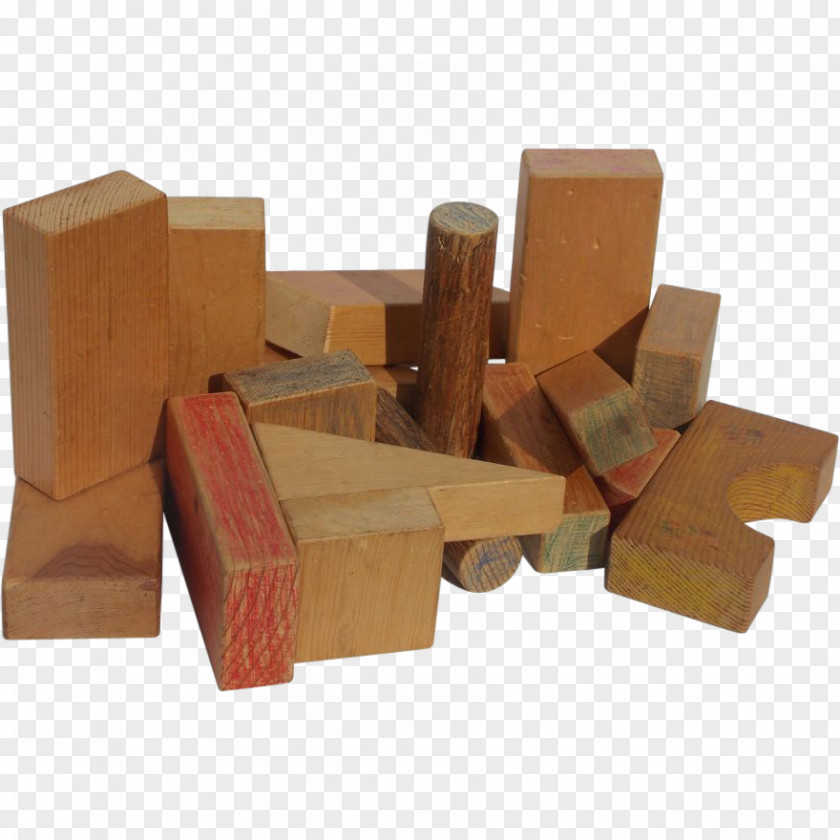 Wood Block Toy Box PNG