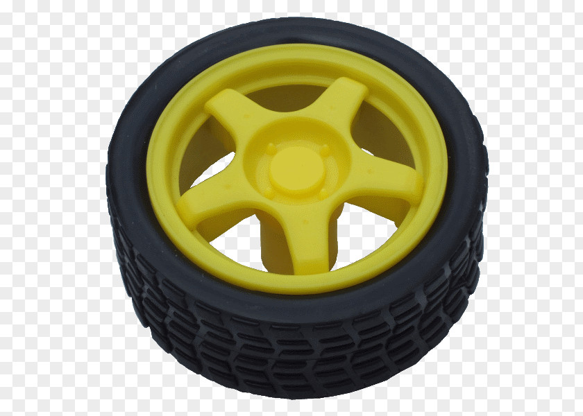 Car Alloy Wheel Tire Yellow PNG