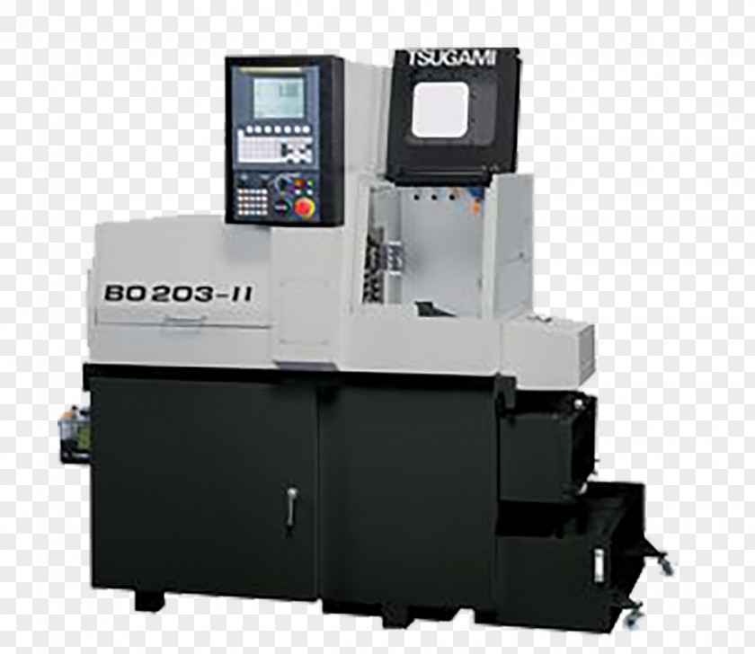 Cnc Machine Tool Automatic Lathe Computer Numerical Control TSUGAMI CORPORATION PNG