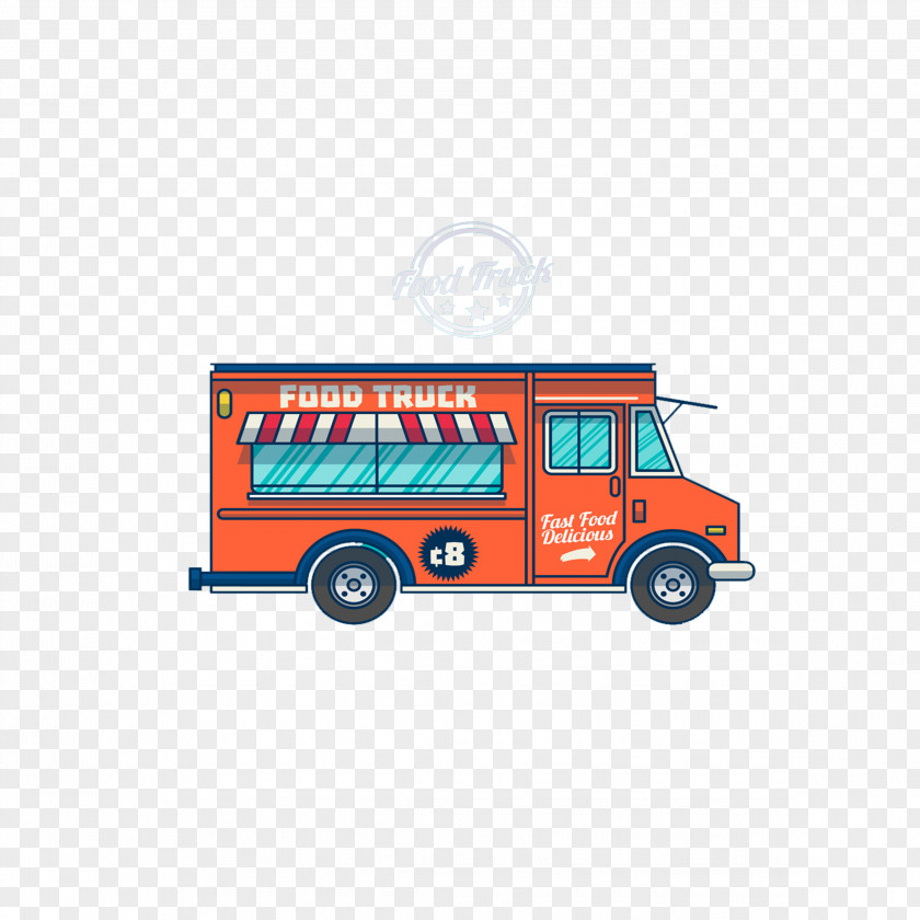 Food,Truck Red Vans PNG