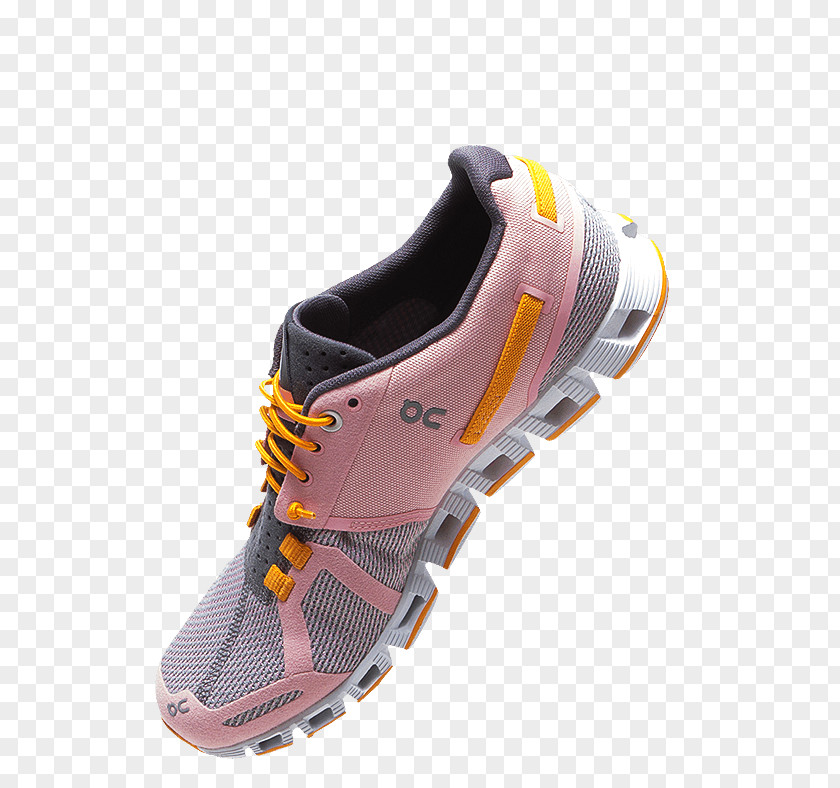 Saffron Sneakers Shoe Sportswear Running Cushioning PNG