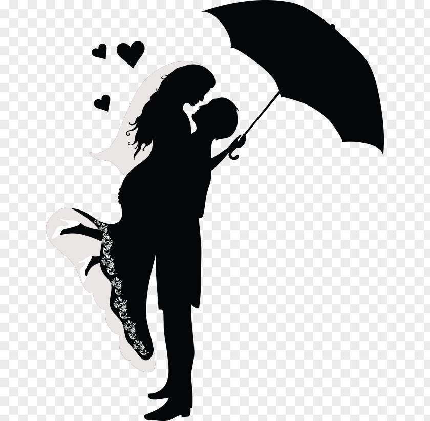 Silhouette Romance Film Clip Art PNG