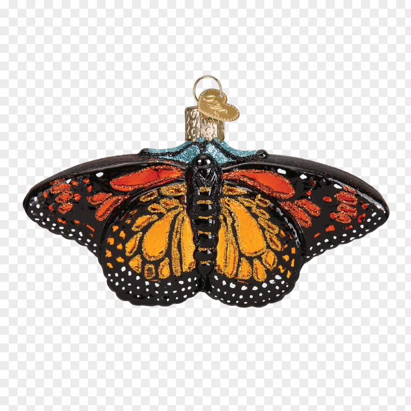 Santa Claus Christmas Ornament Monarch Butterfly Tree Day PNG