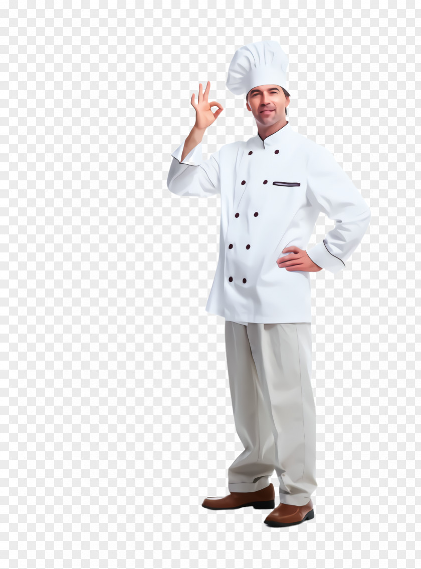 Sleeve Gesture Chef's Uniform Cook Chef Chief PNG