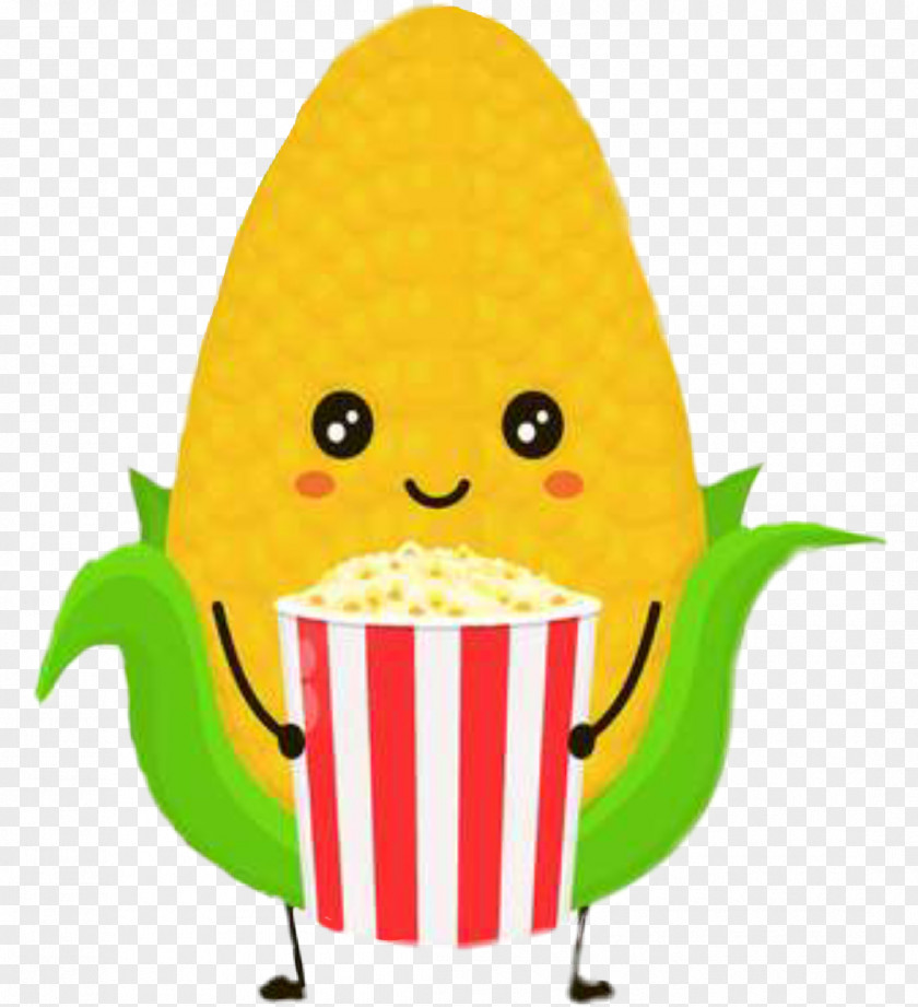 Yellow Cartoon Junk Food Plant Banana PNG