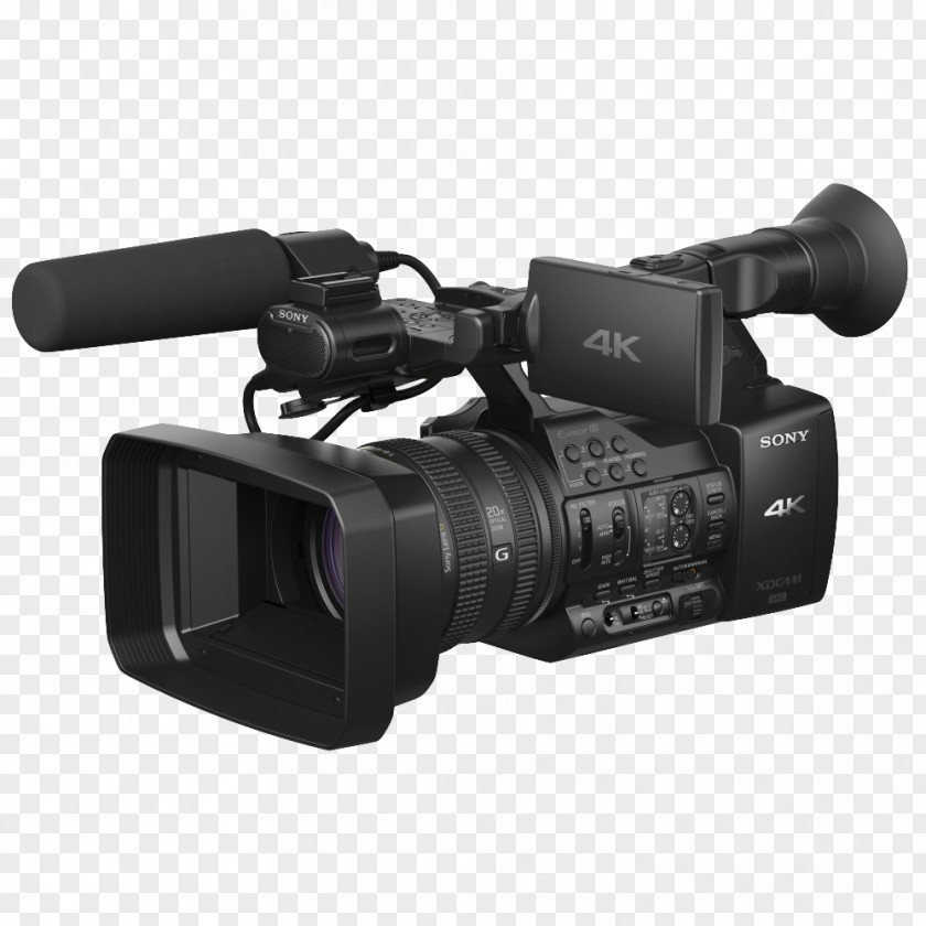 Camera 4K Resolution Video Cameras XAVC Frame Rate XDCAM PNG