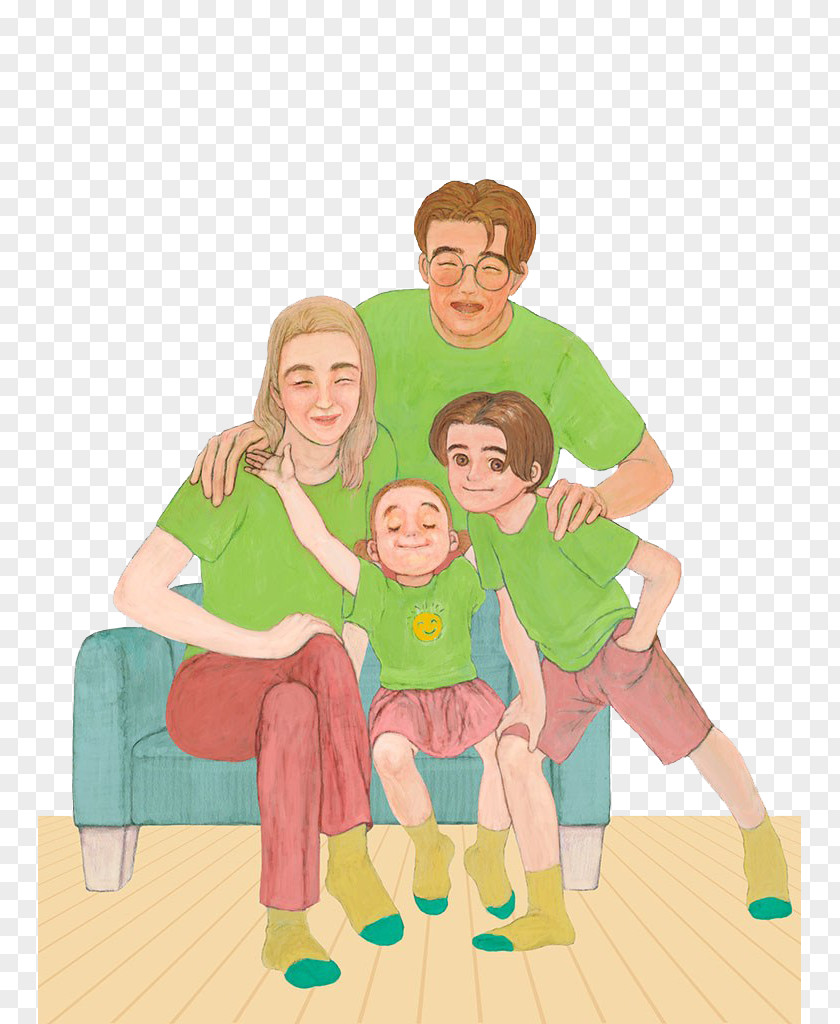 Children And Parents Child Parent Illustration PNG
