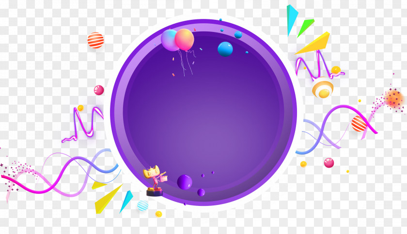 Cool Violet Round Purple Circle Designer PNG