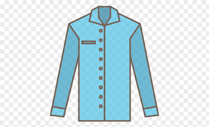 Dress Shirt Clothing Collar Blue Sleeve Turquoise PNG
