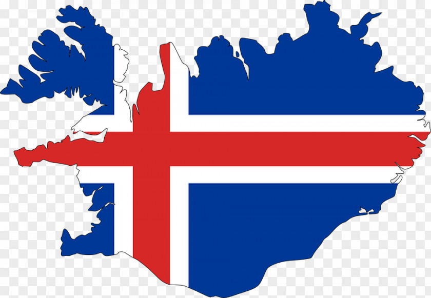 Map Flag Of Iceland PNG