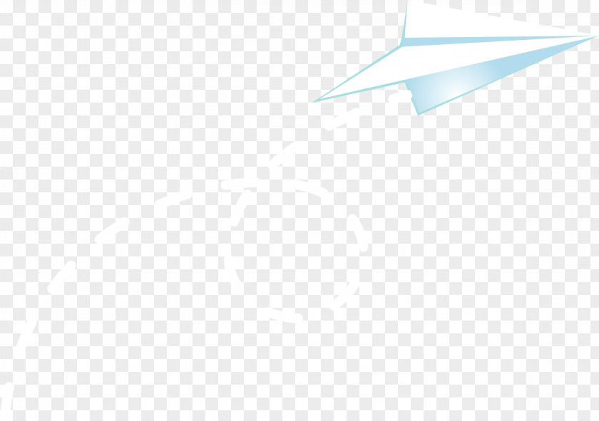 Paper Airplane Flight Path White Triangle Pattern PNG