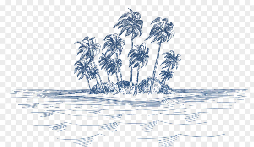Sea Coconut Trees PNG coconut trees clipart PNG
