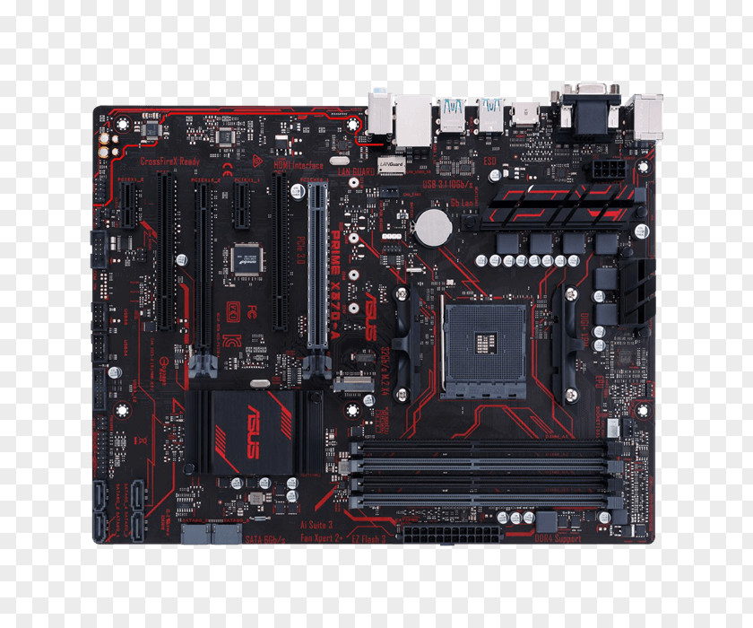 Socket AM4 Motherboard ASUS PRIME B350-PLUS B350M-A X370-PRO PNG