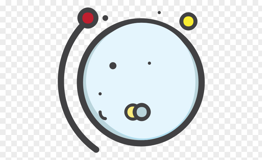 Space Decorative Elements Planet Solar System Pluto Icon PNG