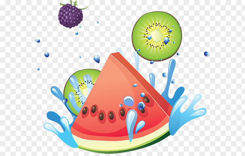 Watermelon Splash Clip Art PNG