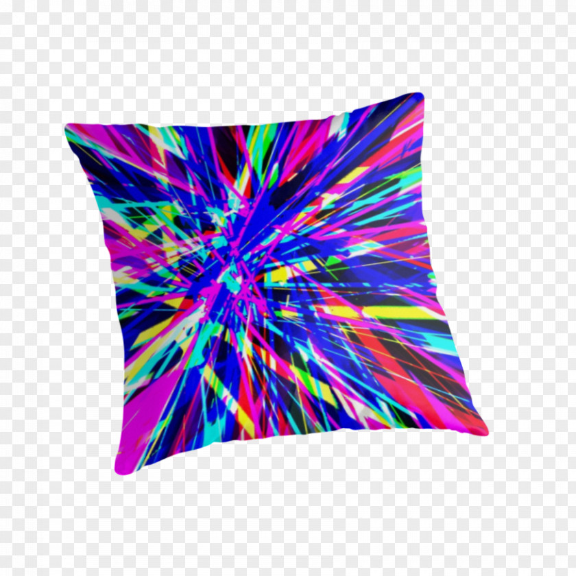 Abstract Person Throw Pillows Cushion Rectangle Dye PNG