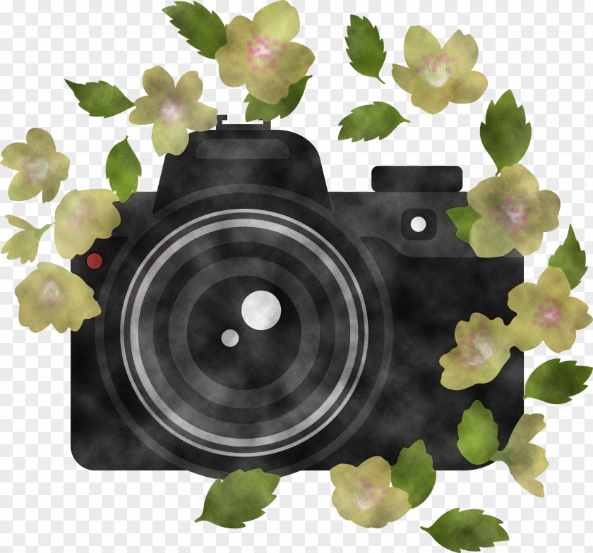 Camera Flower PNG