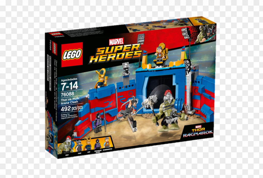 Lego Thor Marvel Super Heroes Hulk Grandmaster PNG
