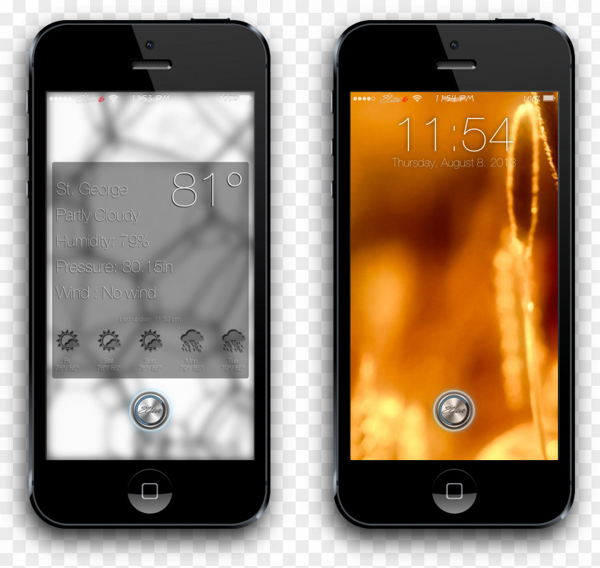 Lock Screen Smartphone Desktop Wallpaper Cydia Slide Show PNG