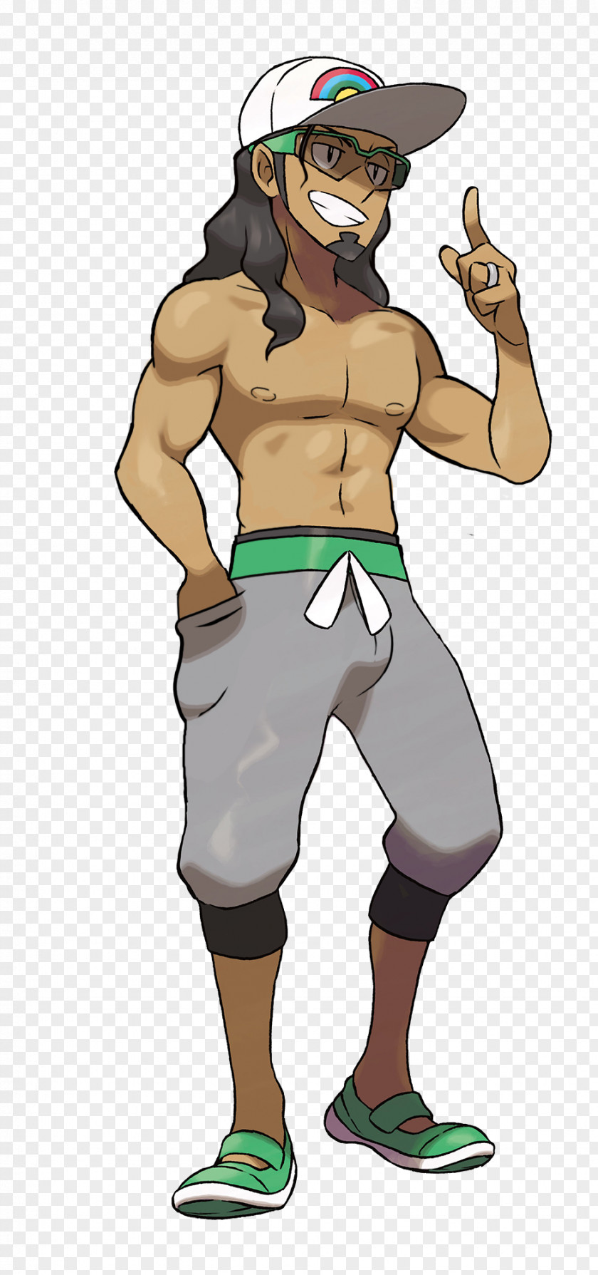 Pokémon Sun And Moon Ultra Ash Ketchum Professor Kukui PNG