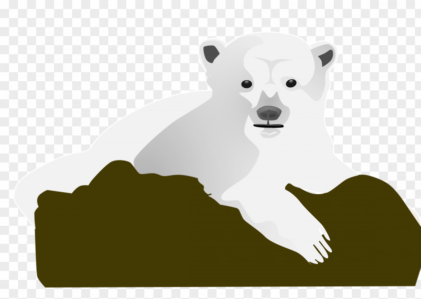 Polar Bear Snout Clip Art PNG