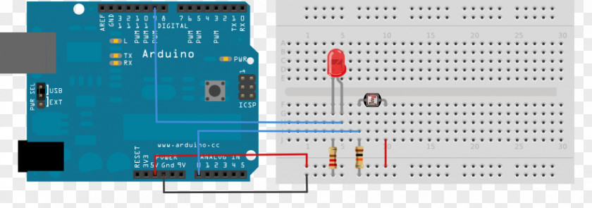 Robot Circuit Board Arduino Wiring Analog Signal Sensor Input/output PNG