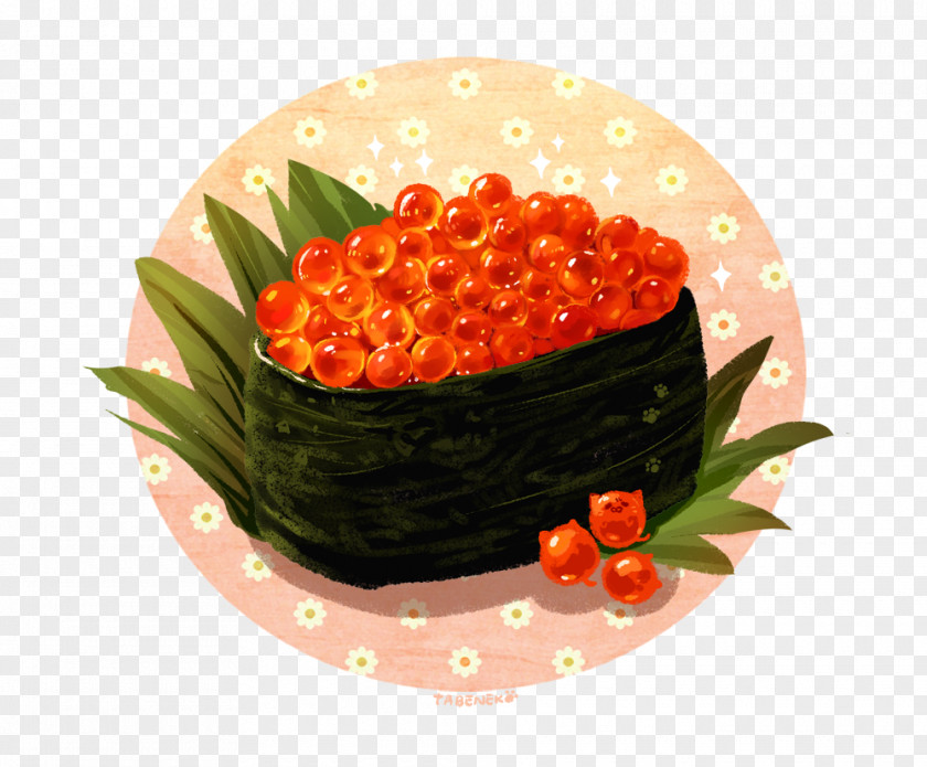 Sushi Red Caviar Food Hong Dou Tang PNG