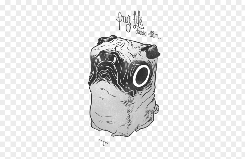 Design Pug Art Drawing PNG