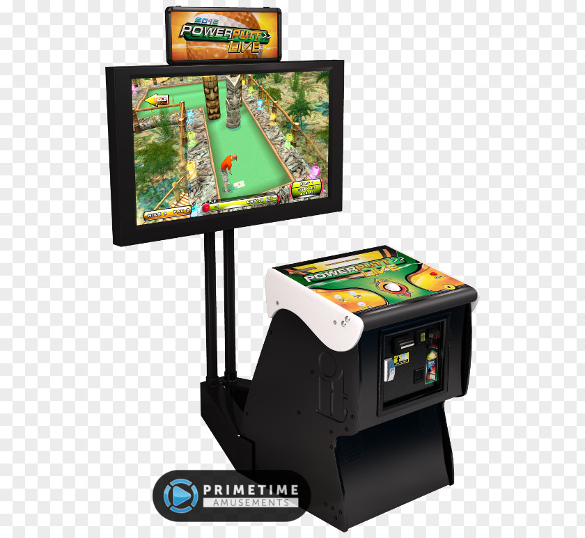 Golf Putt Silver Strike Bowling Arcade Game Golden Tee PNG