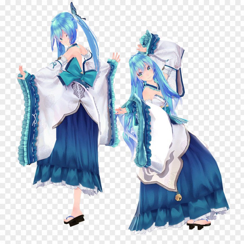 Kimono Hatsune Miku Clothing MikuMikuDance Vocaloid PNG
