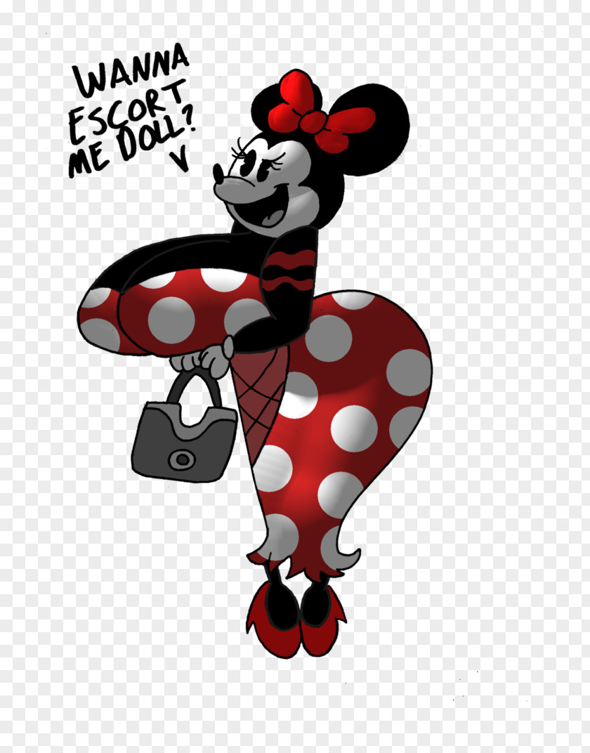 Minnie Kiss Mouse Character Cartoon Clip Art PNG
