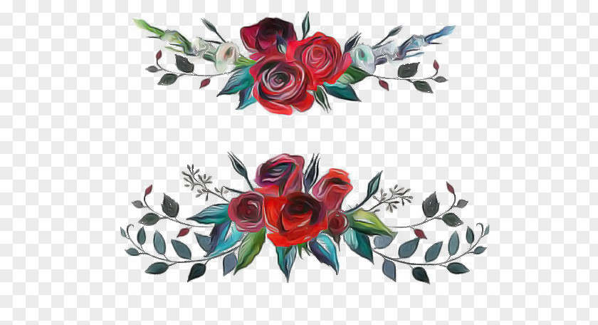 Petal Garden Roses PNG