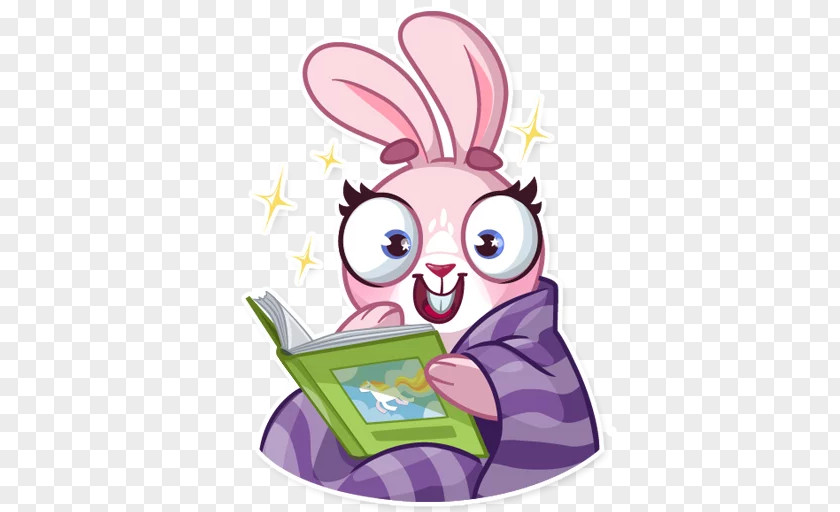 Rabbit Sticker Telegram Clip Art Easter Bunny PNG