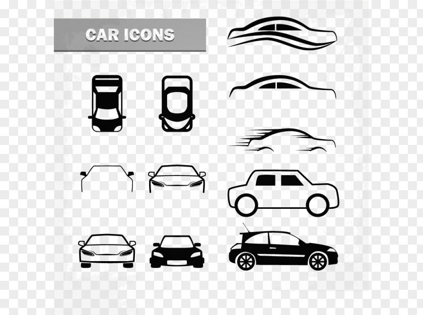 A Variety Of Simple Car Euclidean Vector Icon PNG
