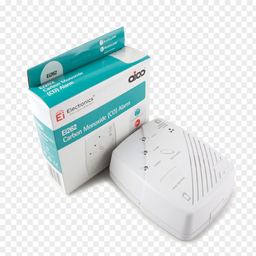 Carbon Monoxide Detector Alarm Device Heat Fire System PNG