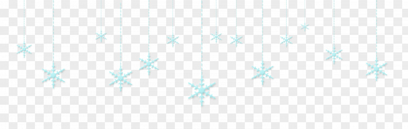 Floating Snowflake Pattern PNG