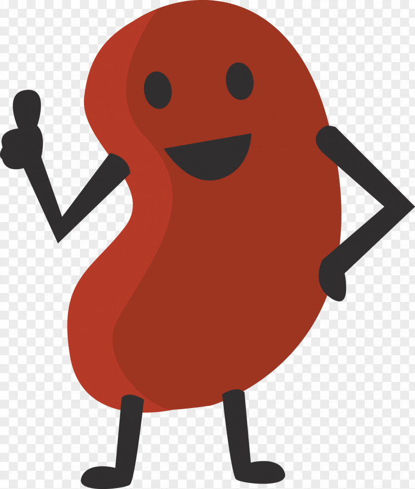 Kidney Bean Cartoon Clip Art PNG