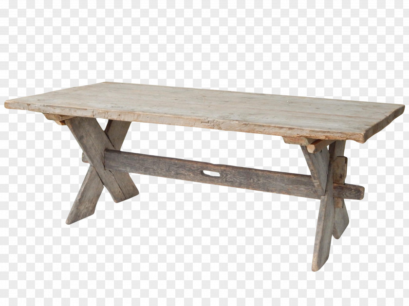 Table Trestle Furniture Coffee Tables Chair PNG