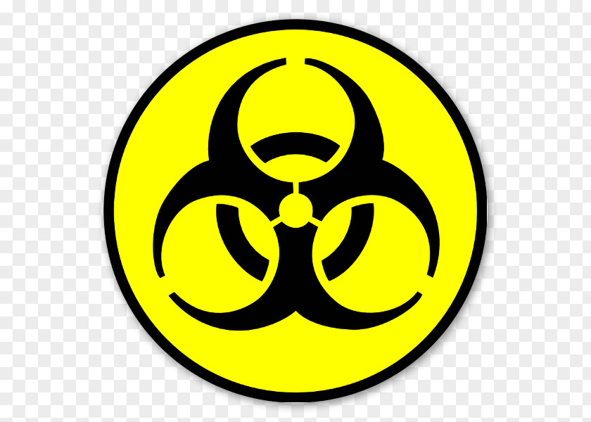 Yellow Sticker Biological Hazard Label Stutters DKI United States Of America PNG