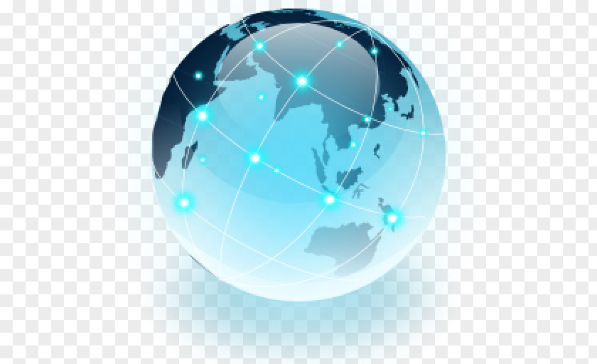 Globe World Map Image PNG