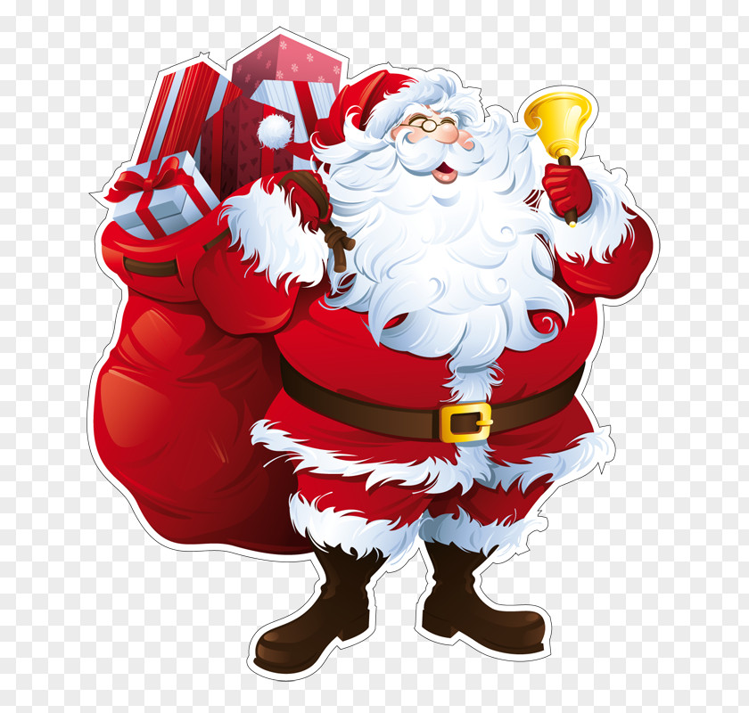 Santa Claus Father Christmas Gift Tree PNG