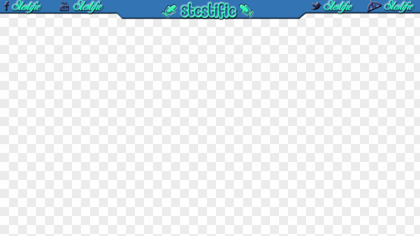Streamer Blue Green Teal Rectangle PNG