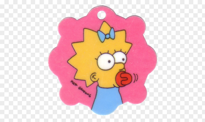 Toy Maggie Simpson Pink M Infant PNG